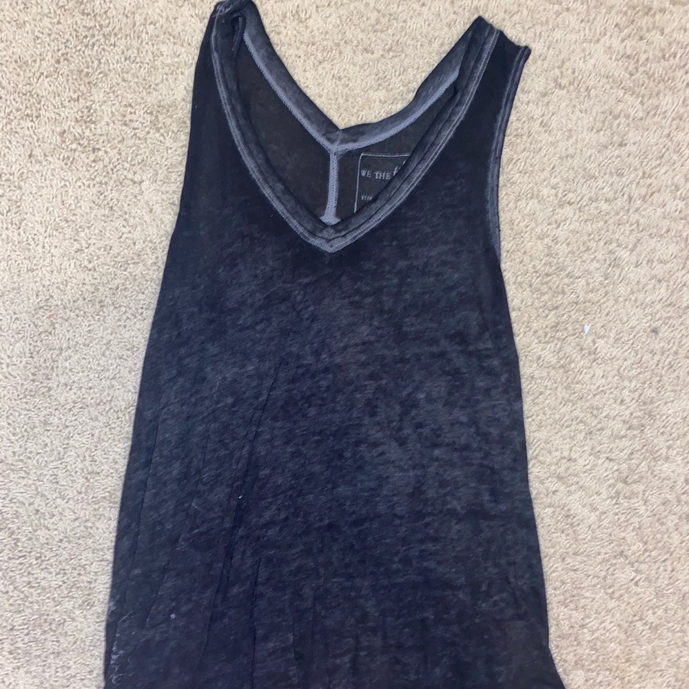 Free People Gray Tank Top